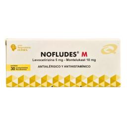 Nofludes M - Levocetirizina 5 mg + Montelukast 10 mg - Cont. 30 Comprimidos