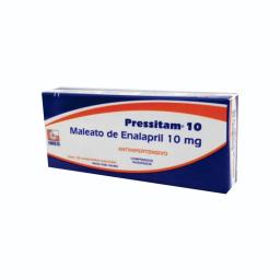 Pressitam Maleato de Enalapril 10 mg - Cont. 30 Comprimidos