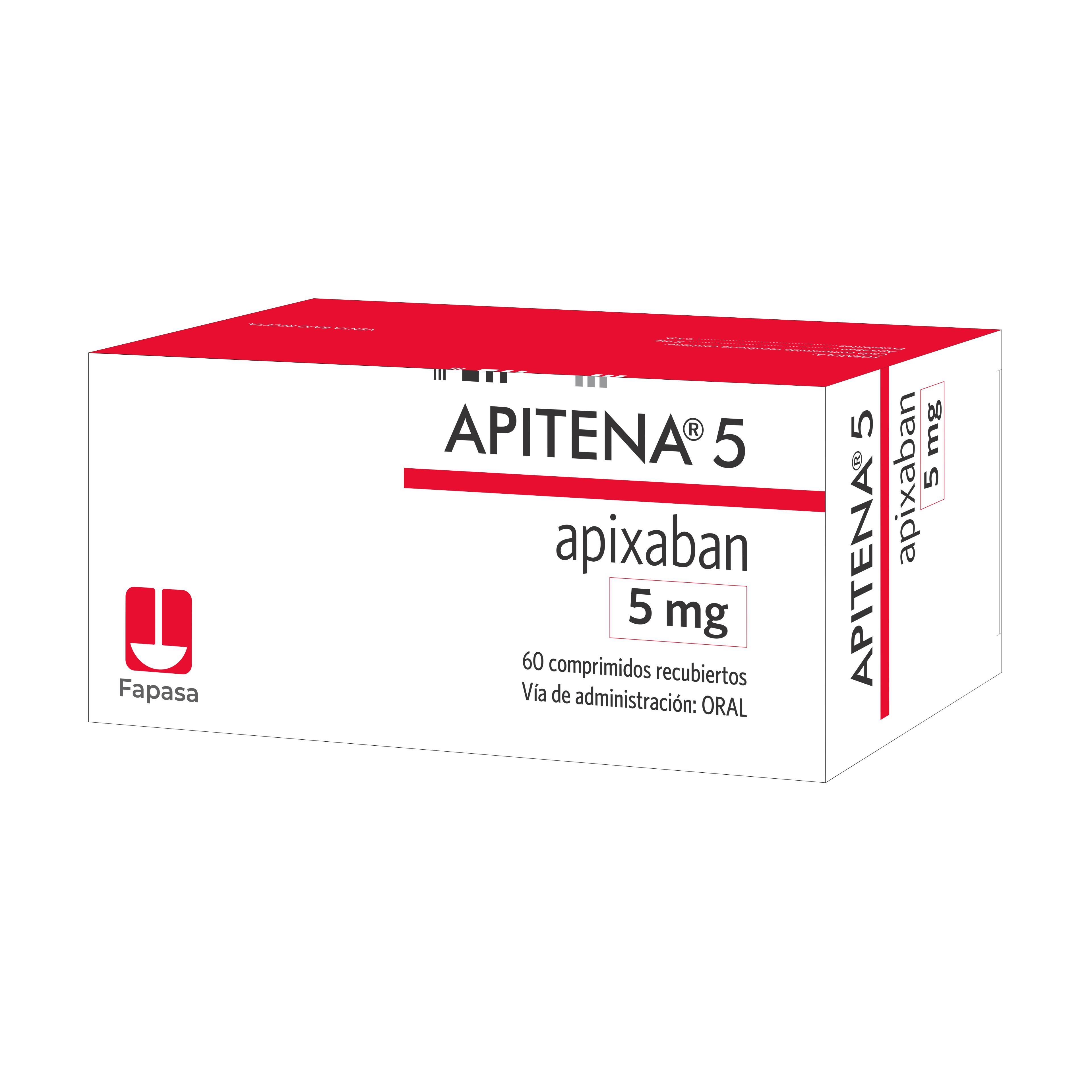 Apitena Apixaban 5 mg - Cont. 30 Comprimidos Recubiertos | Punto Farma