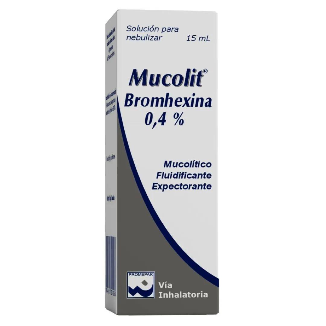 Mucoli Bromhexina 0,4% - Solución para nebulizar 15 mL