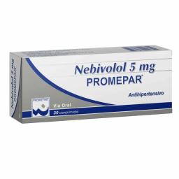 Nebivolol Promepar 5 mg - Cont. 30 Comprimidos