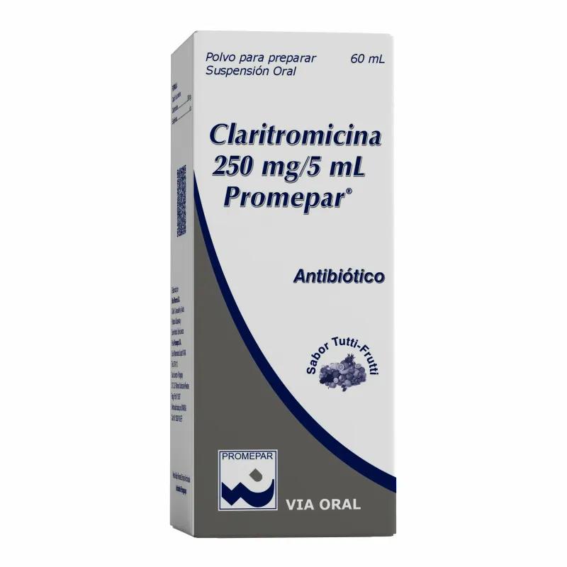 Claritromicina 250 mg Promepar - Cont. 60 ml.