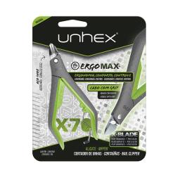 Alicate para Uñas X70 Color Verde Limon Unhex - Cont. 1 Unidad