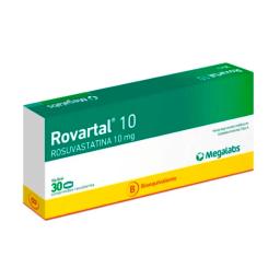 Rovartal 10 Rosuvastatina - Caja de 30 comprimidos recubiertos