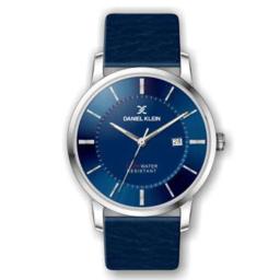 Reloj Masculino Daniel Klein Cuero Azul