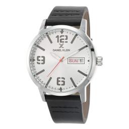 Reloj Masculino Daniel Klein Cuero Negro