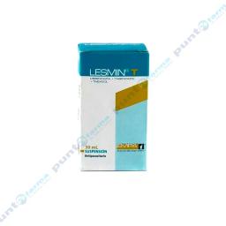 Lesmin T Mebendazol Tiabendazol Tindazol  - Suspensión 30ml.