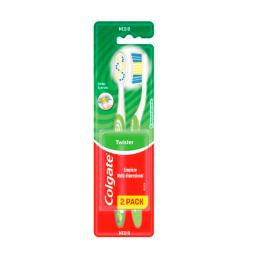 Cepillo De Dientes Twister Medio Colgate - Cont. 2 Unidades