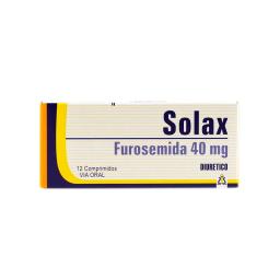 Solax Furosemida 40 mg - Caja de 12 Comprimidos