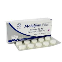 Metaljina Plus 30 mg - Caja de 20 comprimidos