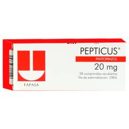 Pepticus Pantoprazol 20 mg - Caja de 28 comprimidos recubiertos