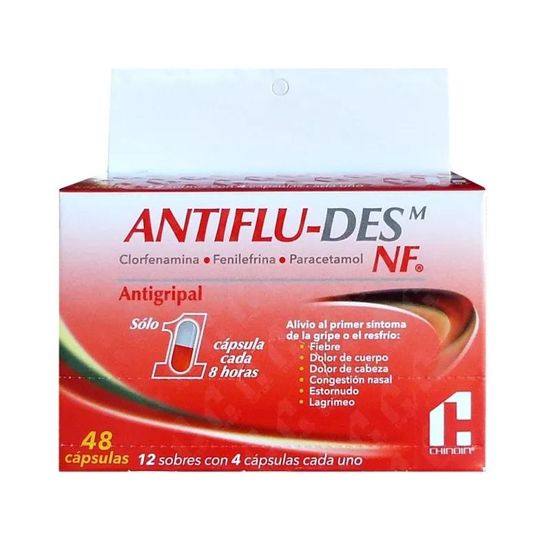 ANTIFLU-DES M NF exhibidor 12 x 4 cápsulas
