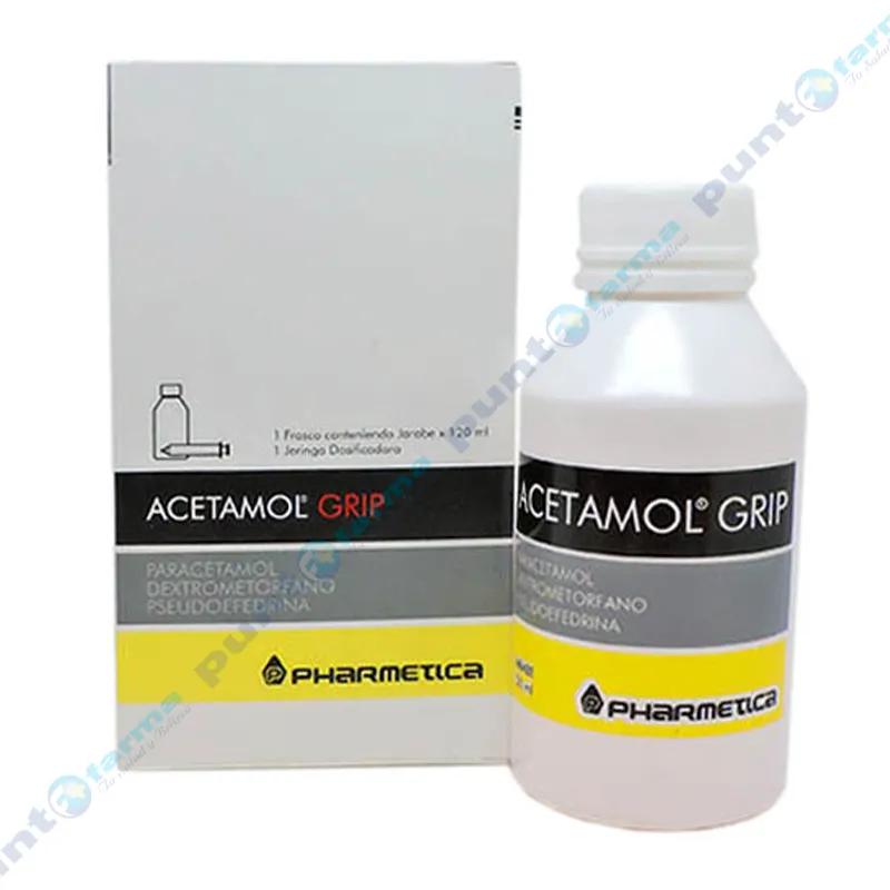 Acetamol Paracetamol Grip - Cont. 1 frasco 120mL + 1 Jeringa Dosificadora