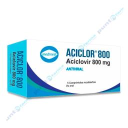 Aciclor - Aciclovir 800 mg - Caja de 5 Comprimidos