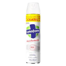 Aerosol Desinfectante de Ambientes Fragancia Original Lysoform - 420mL.