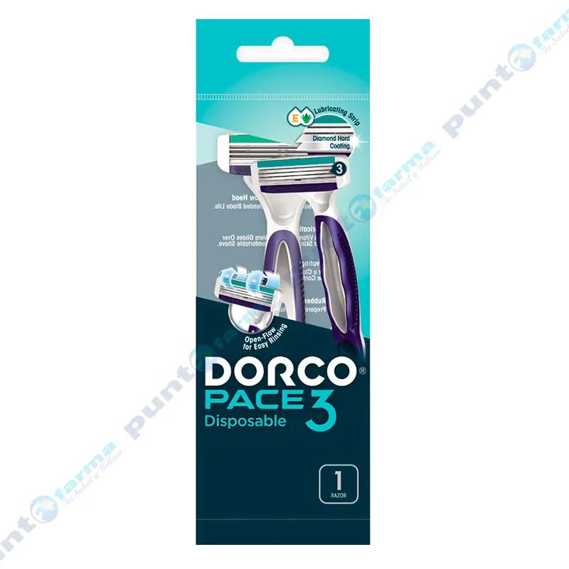 Afeitador Pace3 Dorco - Cont. 1 unidad