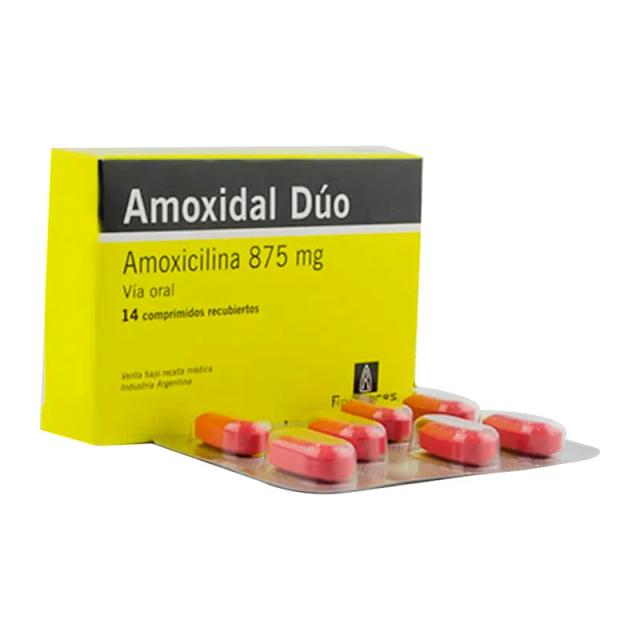 Image miniatura de Amoxidal-Duo-Amoxicilina-875-mg-Caja-de-14-comprimidos-recubiertos-48454.webp