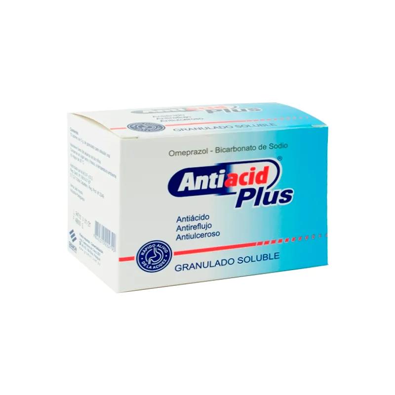 Antiacid Plus Omeprazol - 10 sobres granulados solubles de 5g