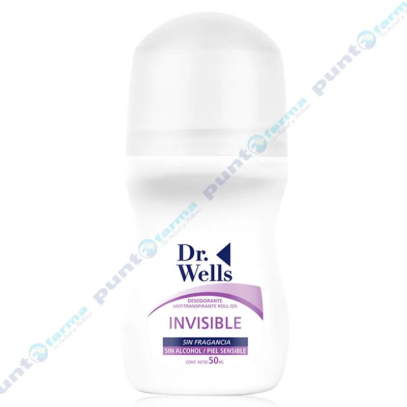 Antitranspirante Roll On Invisible Sin Alcohol Dr Wells Pet - 50mL