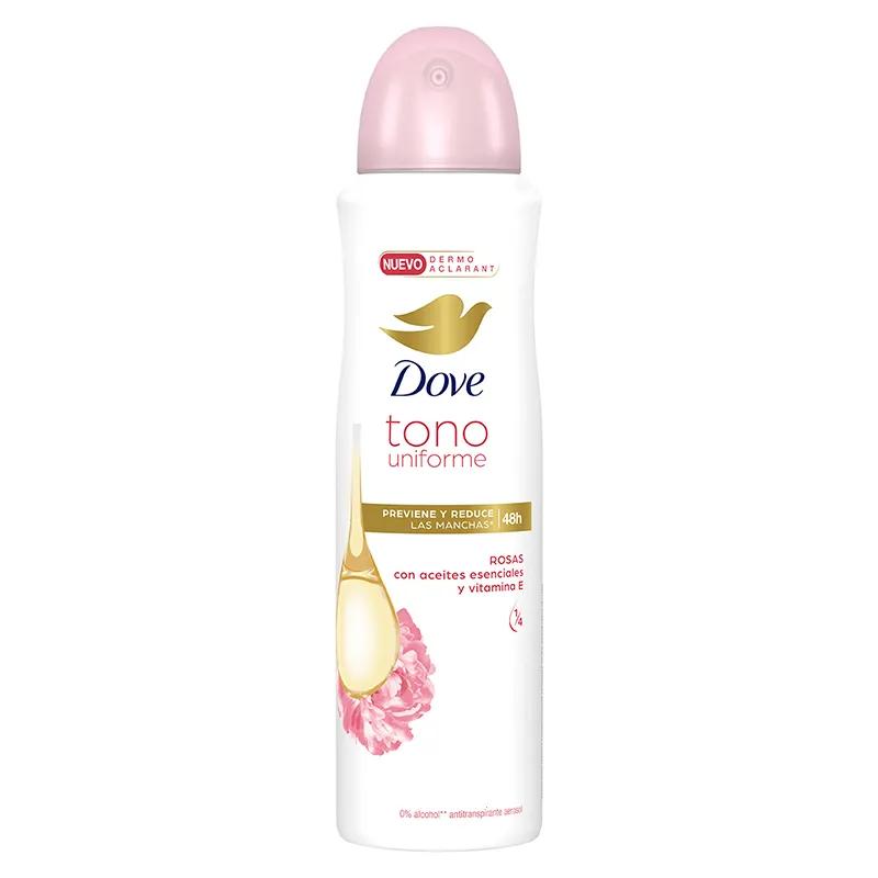Antitranspirante Rosas Tono Uniforme Dove - Cont. 150 mL