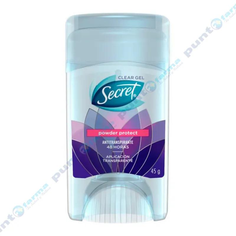 Antitranspirante Secret Clear Gel Powder Protect - 45 gr.