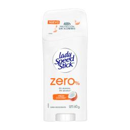 Antitranspirante Zero Fresh Coconut en Barra Lady Speed Stick - 60 gr
