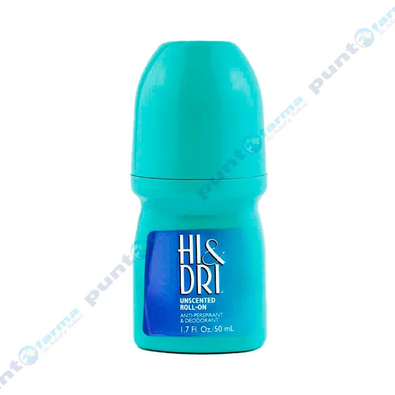 Antitranspirante y Desodorante Roll-On Unsented HI & DRL - 50 mL