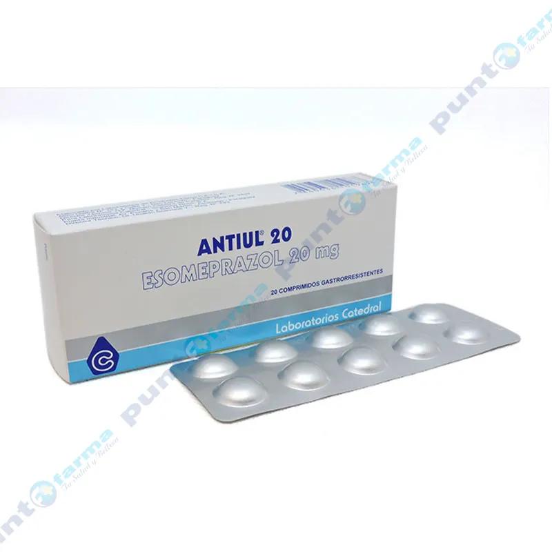 Antiul 20 Esomeprazol 20mg - 20 comprimidos gastrorresistentes