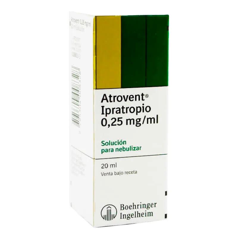 Atrovent Ipratropio - Solucion para nebulizar de 20ml