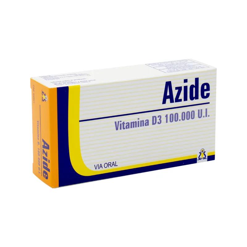 Azide Vitamina D3 100.000 U.I. - Cont. 1 cápsula blanda
