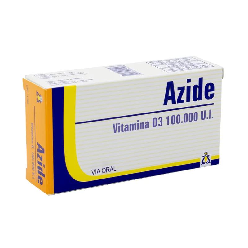 Azide Vitamina D3 100.000 U.I. - Cont. 2 cápsulas blandas