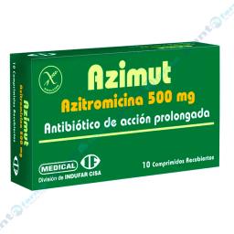 Azimut Azitromicina 500 mg. - Cont.10 Comprimidos