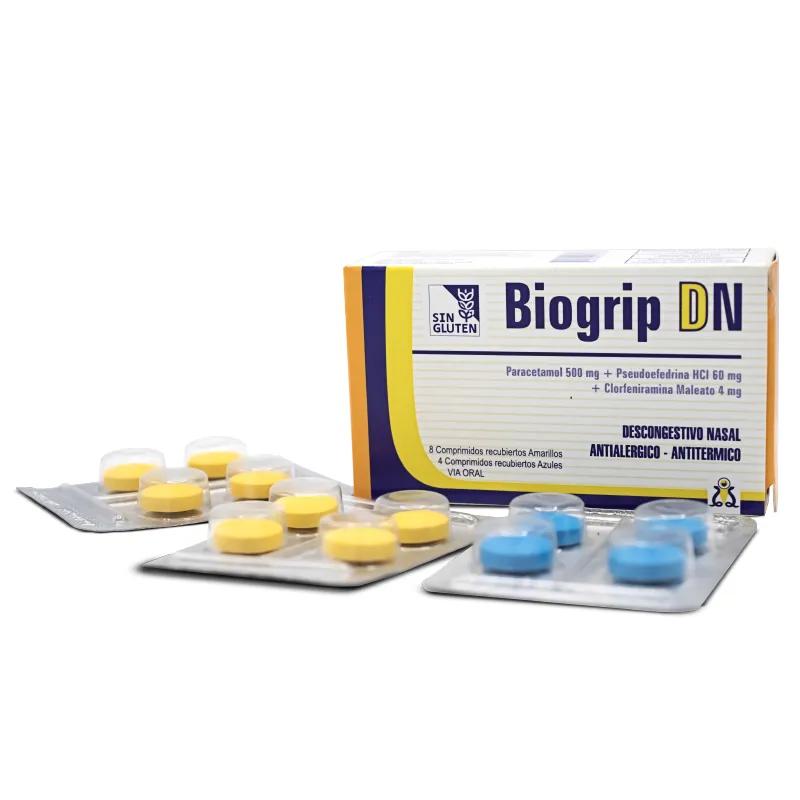 Biogrip DN Paracetamol - Caja de 12 comprimidos