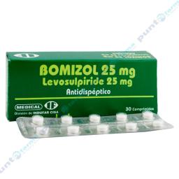 Bomizol 25 - Levosulpiride 25 mg - Caja de 30 comprimidos