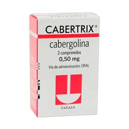 Cabertrix  Cabergolina 0,5 mg - Caja de 2 comprimidos