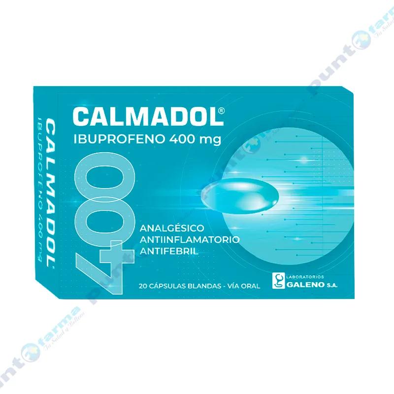 Calmadol Ibuprofeno 400 mg - Caja de 20 cápsulas