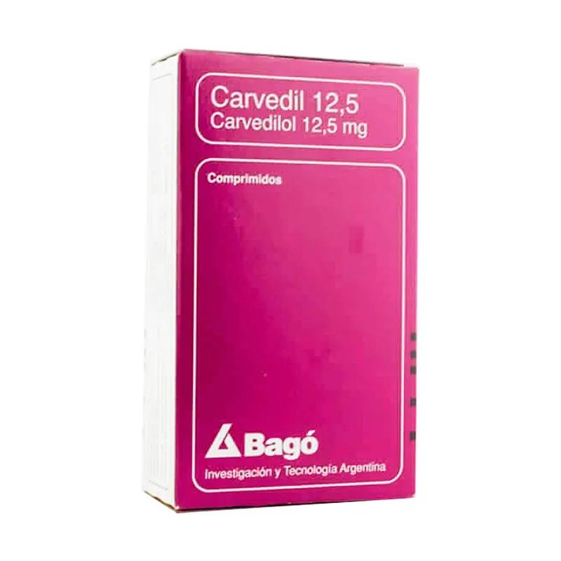 Carvedil 12,5 Carvedilol 12,5 mg - Caja de 28 comprimidos
