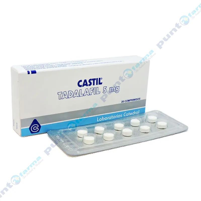 Castil Tadalafil 5 mg - Cont. 20 comprimidos