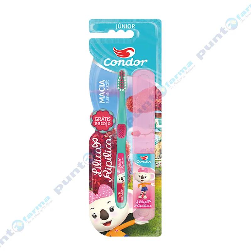 Cepillo Dental Color Rosa Junior Condor - 1 Unidad