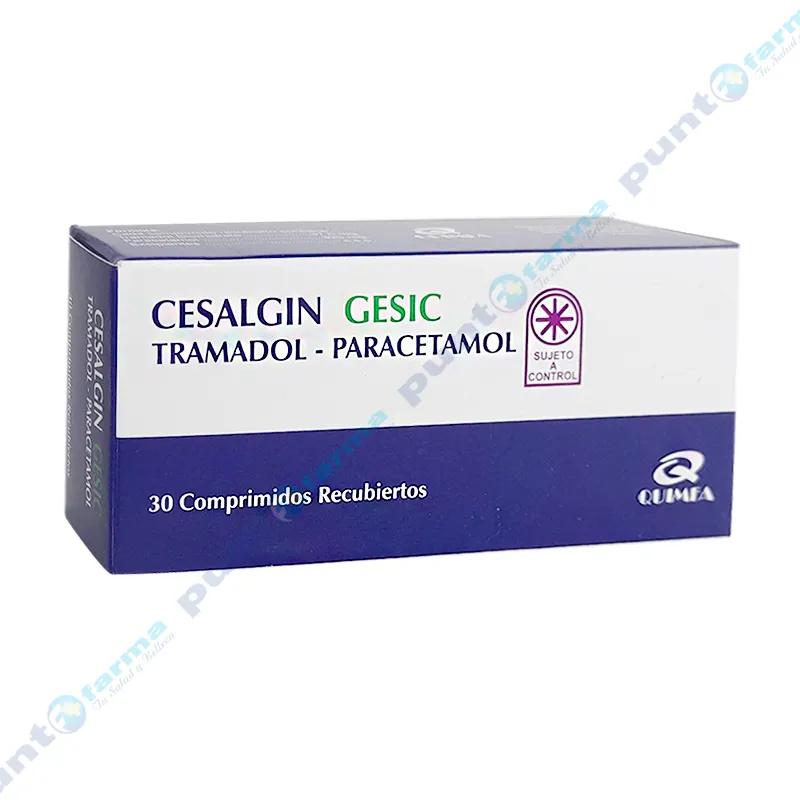 Cesalgin Gesic - Caja de 30 comprimidos recubiertos