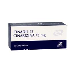 Cinadil 75 Cinarizina 75 mg - Caja de 30 comprimidos