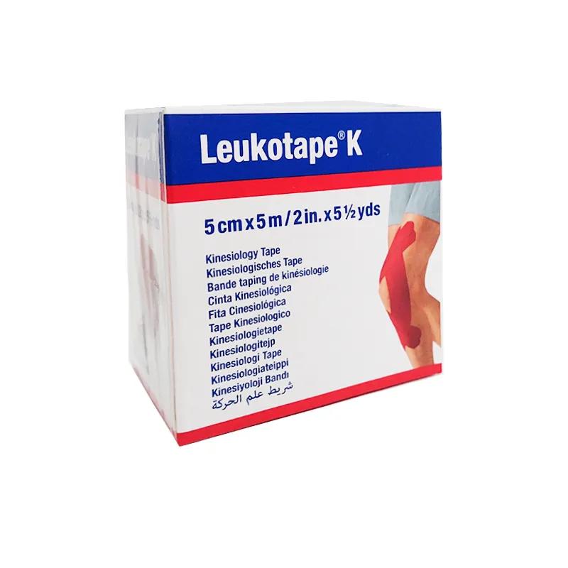 Cinta Kinesiologica Leukotape K Rojo - 5cmx 5m / 2 in