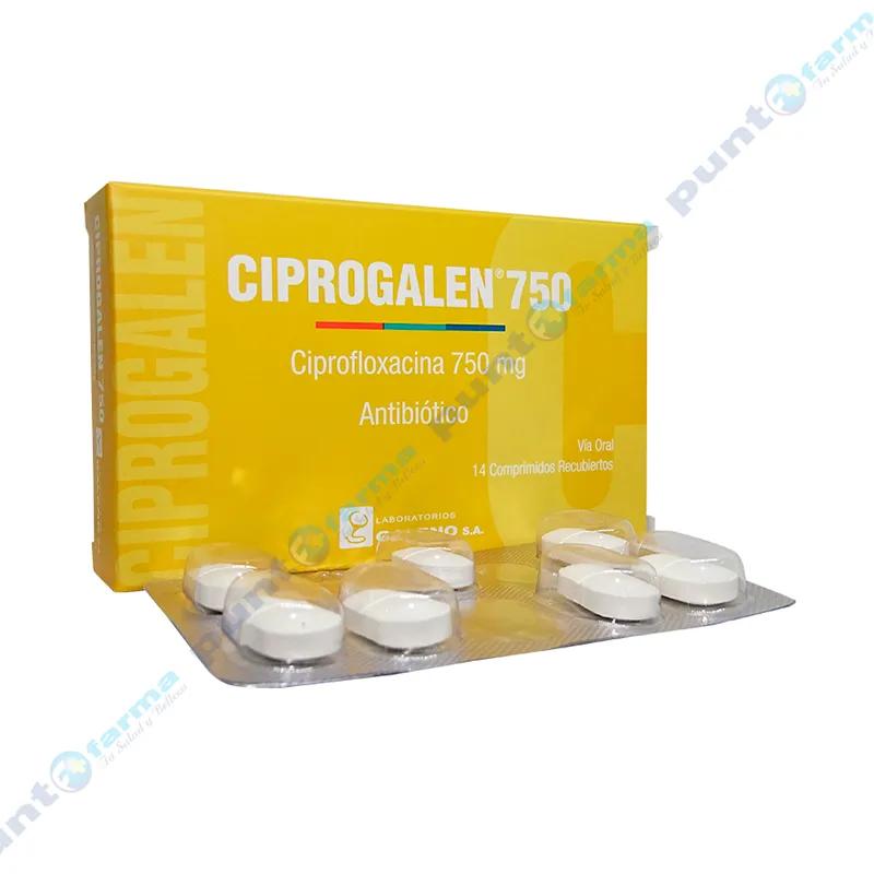 Ciprogalen 750 Ciprofloxacina 750 mg - Cont. 14 comprimidos recubiertos