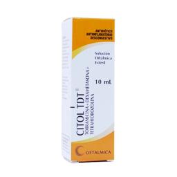 Citol TDT Tobramicina + Dexametasona + Tetrahidrozolina - Solución oftálmica estéril 10 mL