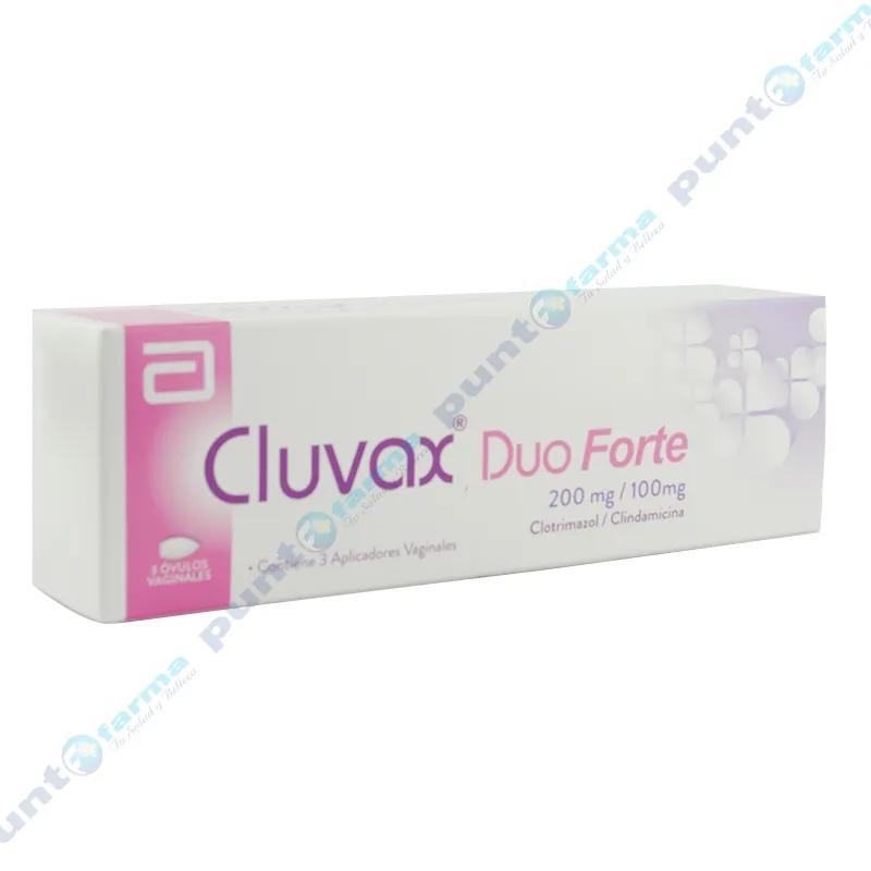 Cluvax Duo Forte  - Caja de 3 apilcadores vaginales