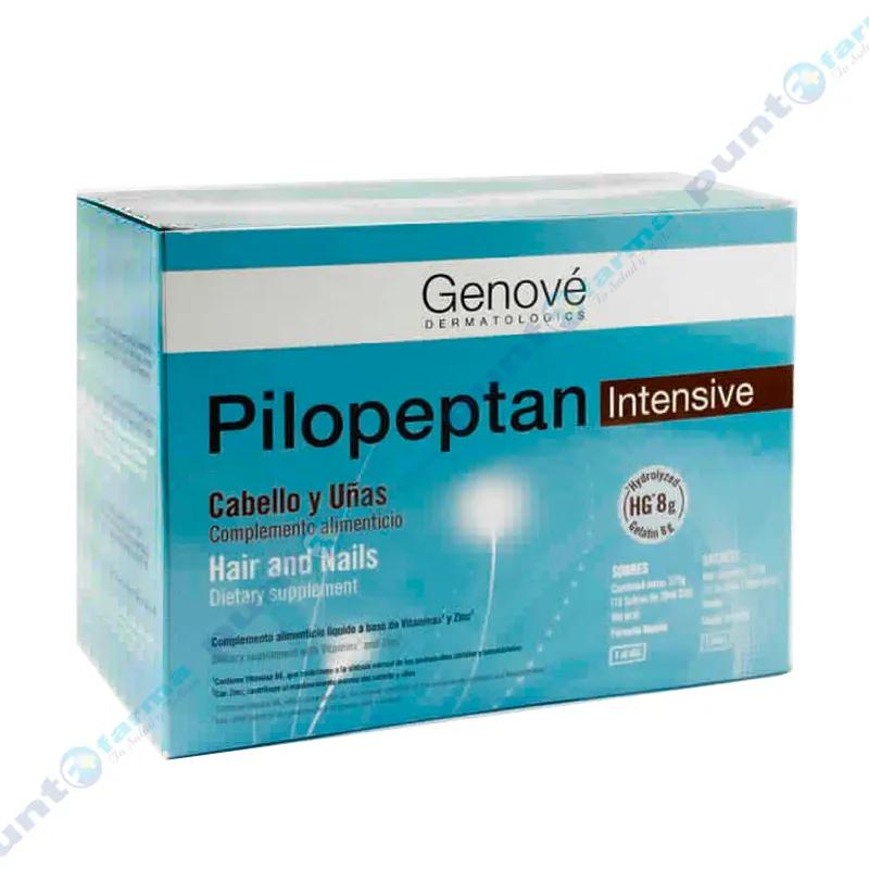 Complemento alimenticio Pilopeptan Intensive Genové - Contiene 15 sobres de 20ml