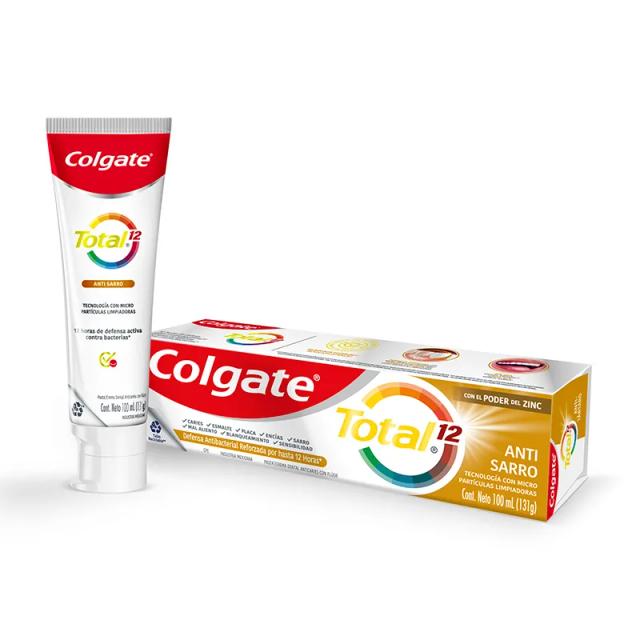 Image miniatura de Crema-Dental-Colgate-Total-12-Anti-Sarro-100-mL-46225.webp