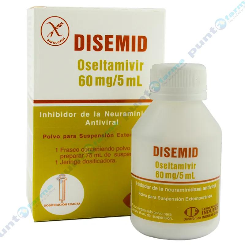 DISEMID 60mg - Contenido de 75 ml Suspensión + 1 jeringa dosificadora