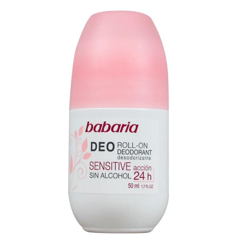 Desodorante Roll on Sensitive sin Alcohol Babaria - 50 mL