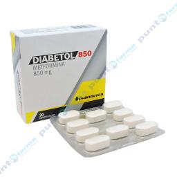 Diabetol 850 Metformina HCI 850 mg - Caja de 30 Comprimidos